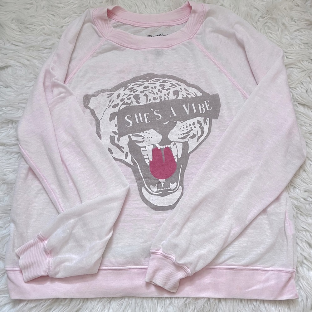 Recycled Karma Light Pink Pullover NWOT Size XS
